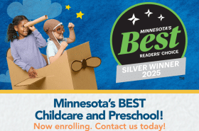 New Horizon Academy named Minnesota's best childcare and preschool! Now enrolling. Contact us today!